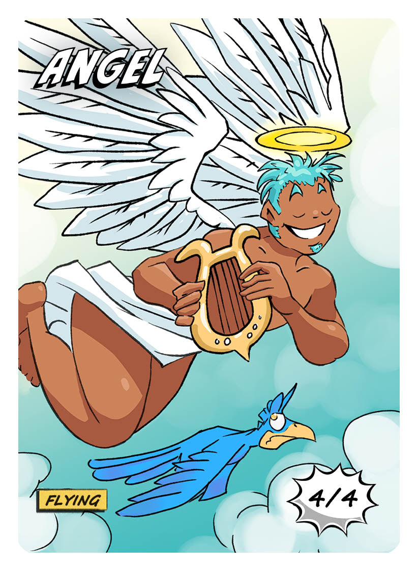 Angel Token (4/4 - Flying) by Phil Foglio