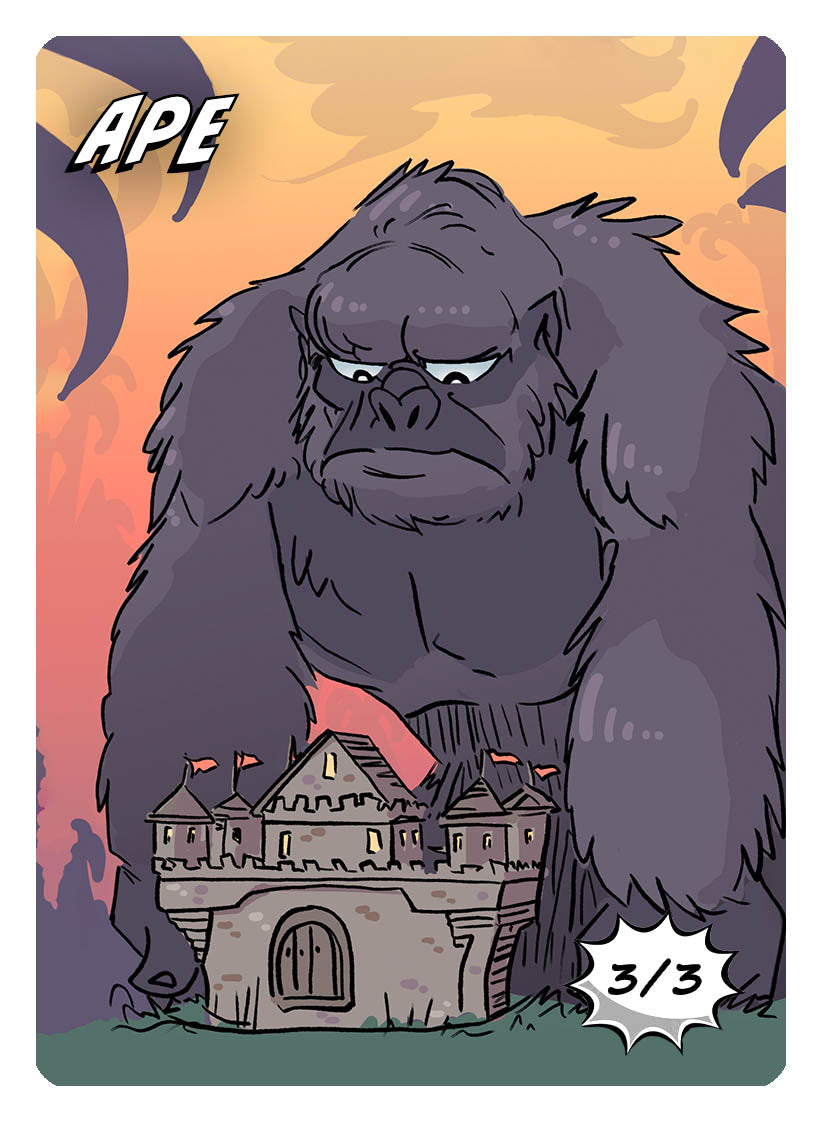 Ape Token (3/3) by Phil Foglio