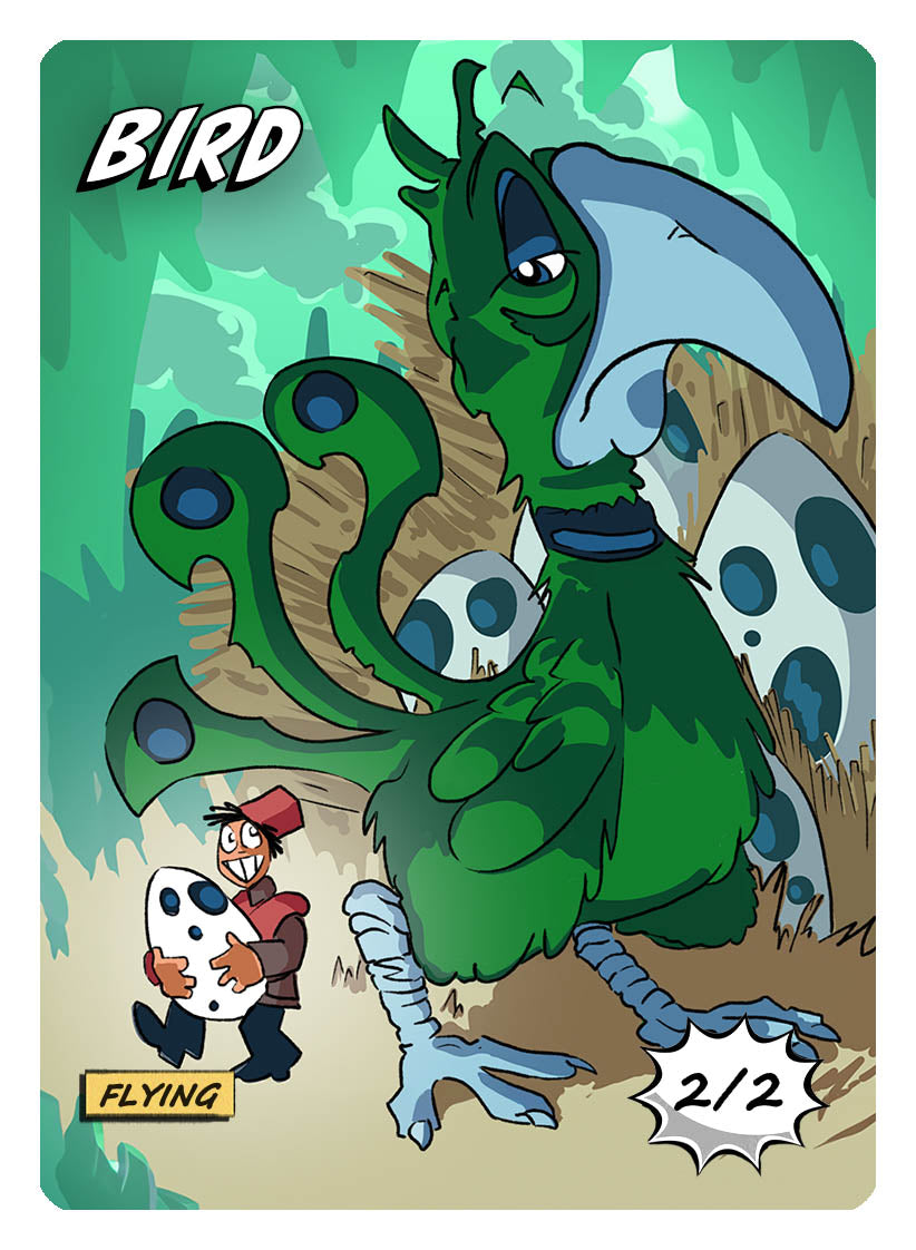 Bird Token (2/2 - Flying) by Phil Foglio