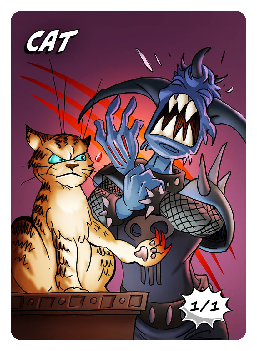 Cat Token (1/1) by Phil Foglio