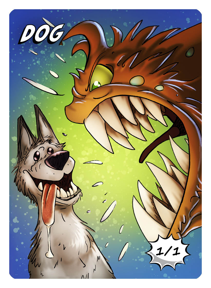 Dog Token (1/1) by Phil Foglio