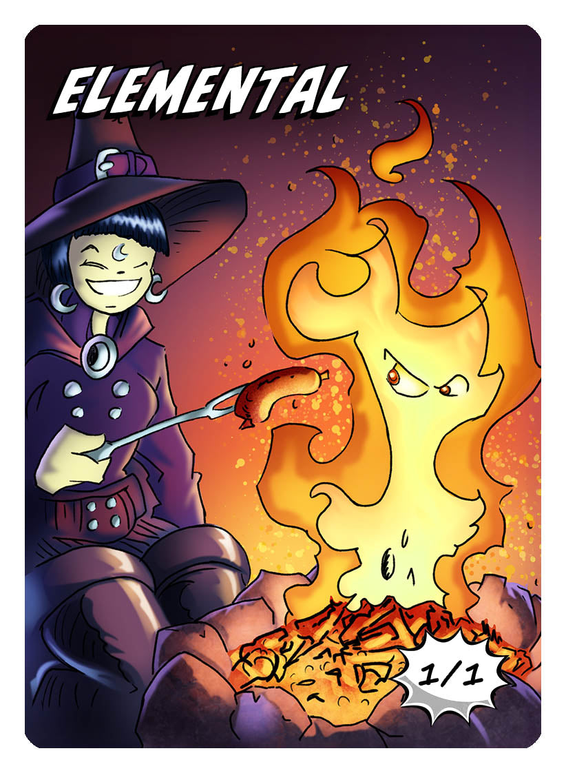 Elemental Token (1/1) by Phil Foglio