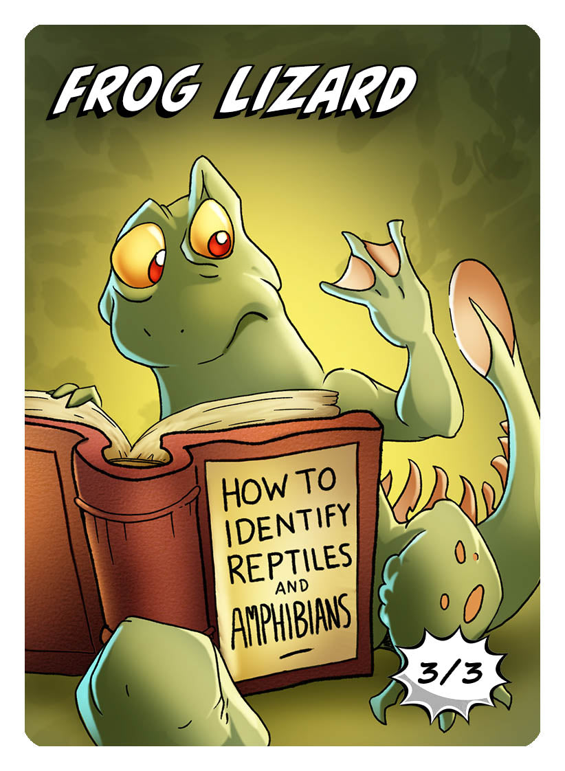 Frog Lizard Token (3/3) by Phil Foglio