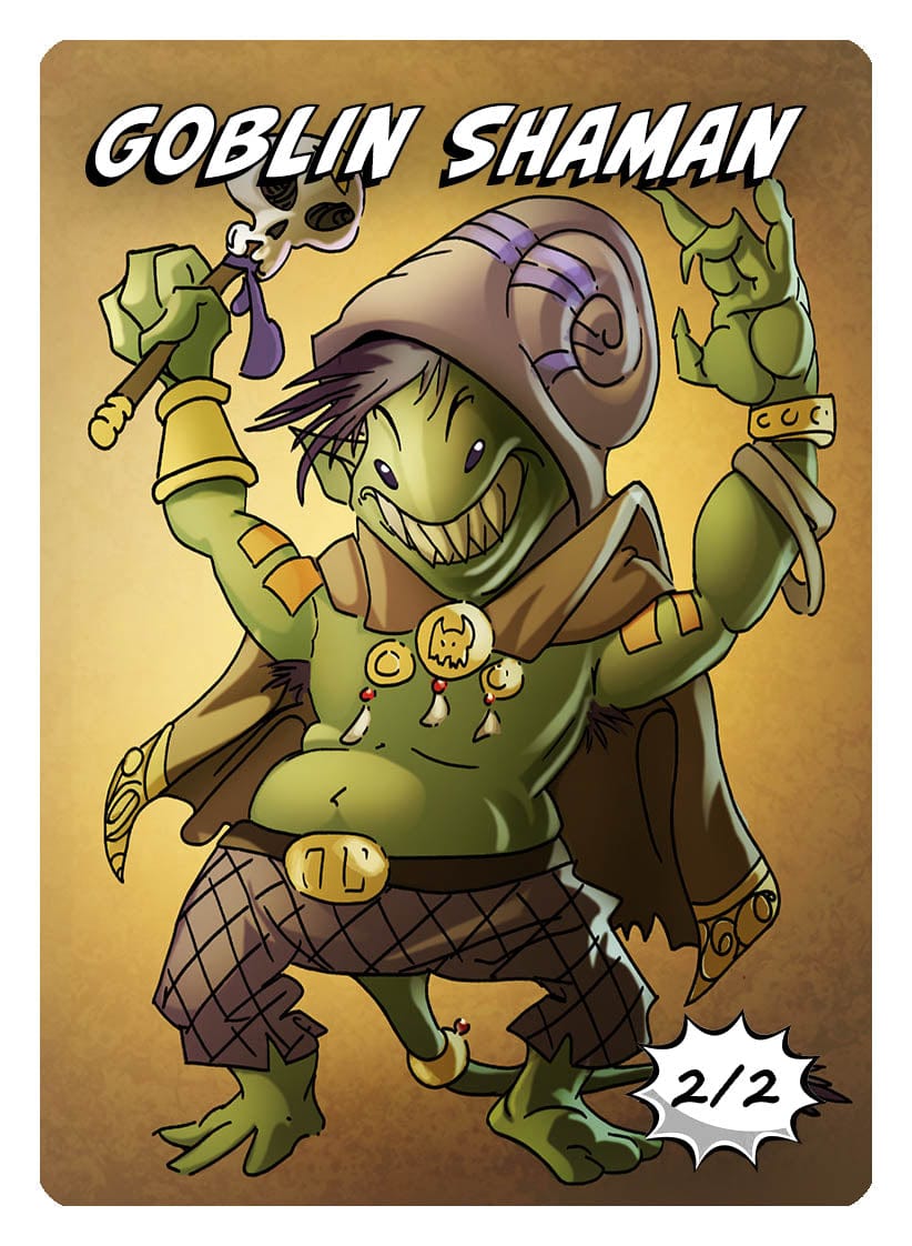 Goblin Shaman Token (2/2) by Phil Foglio