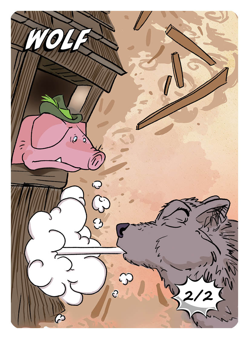 Wolf Token (2/2) by Phil Foglio