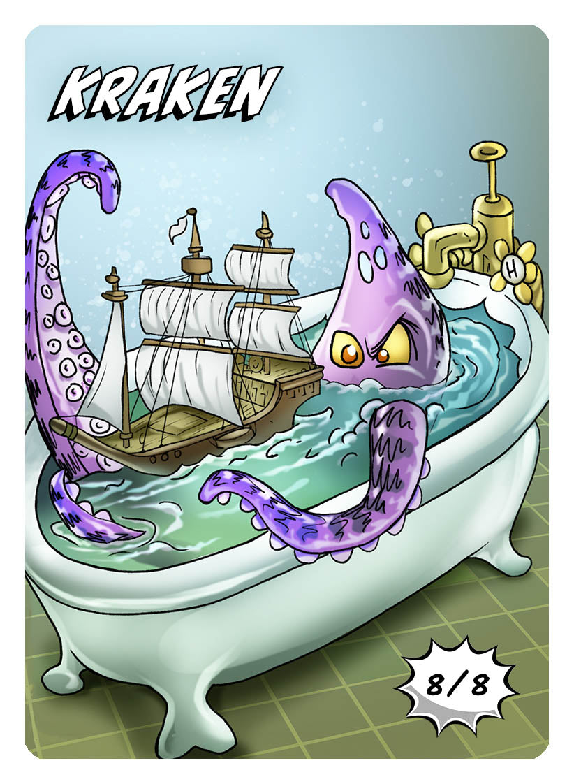 Kraken Token (8/8) by Phil Foglio