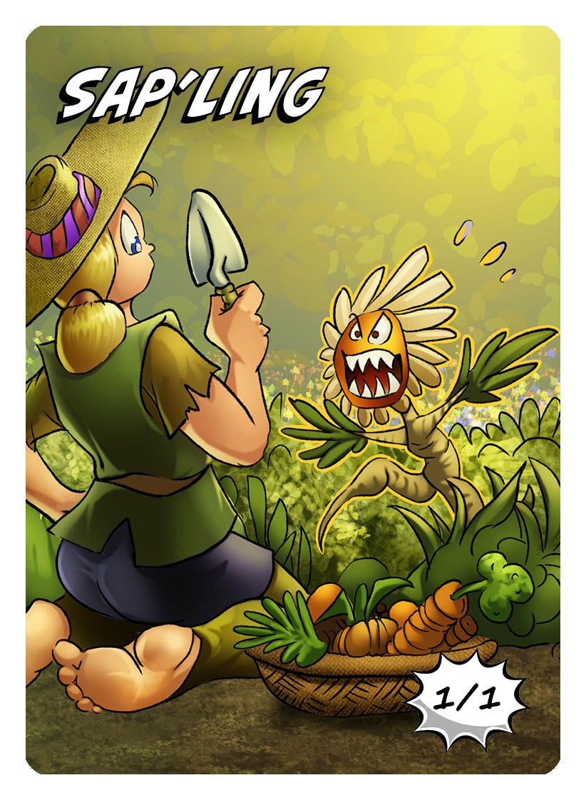 Sap'ling Token (1/1) by Phil Foglio