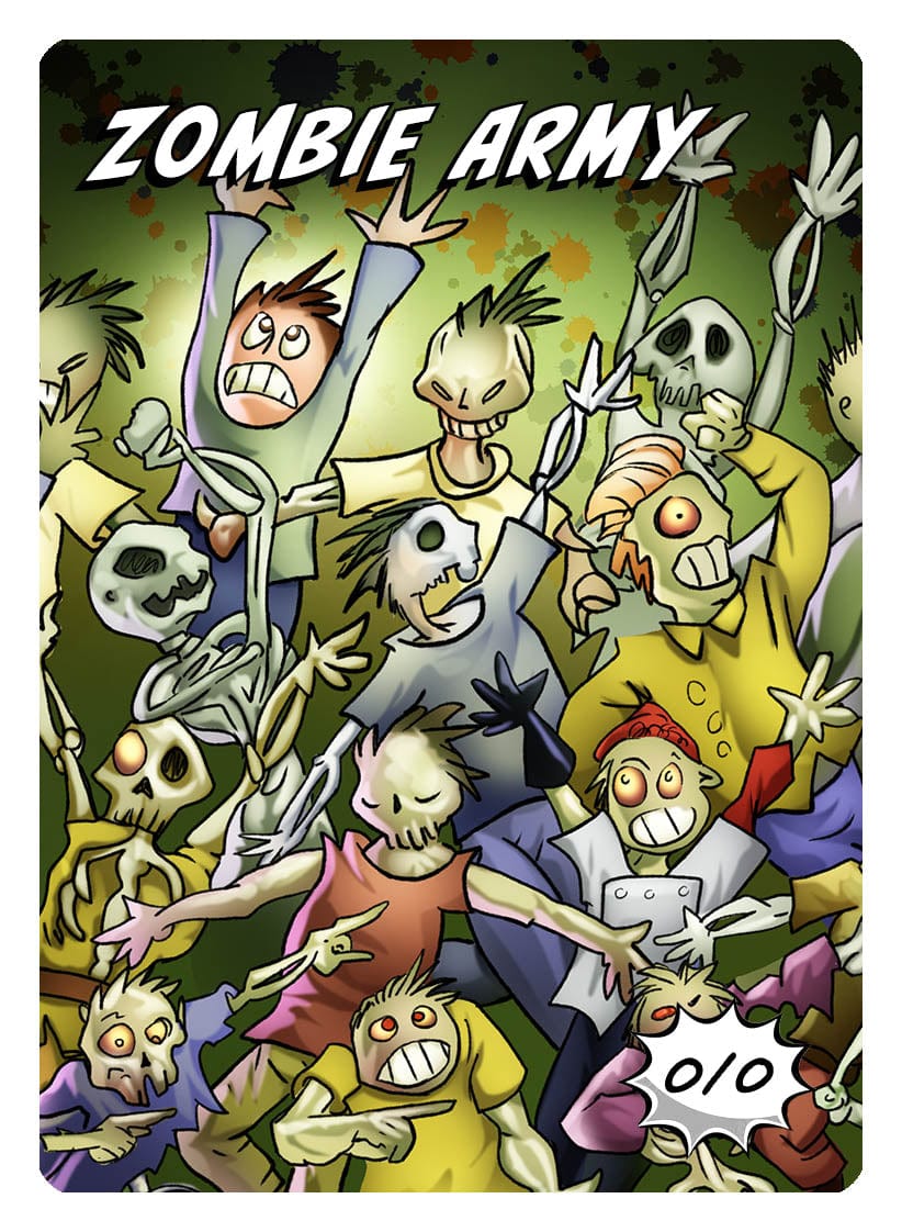 Zombie Army Token (0/0) by Phil Foglio