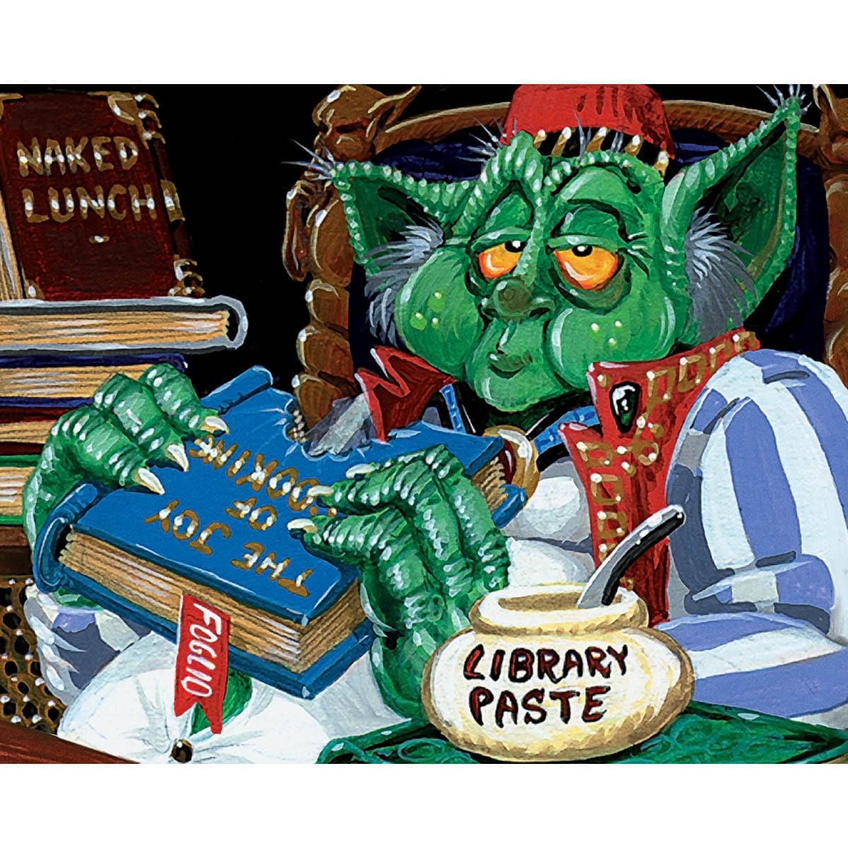 Orcish Librarian Print - Original Magic Art