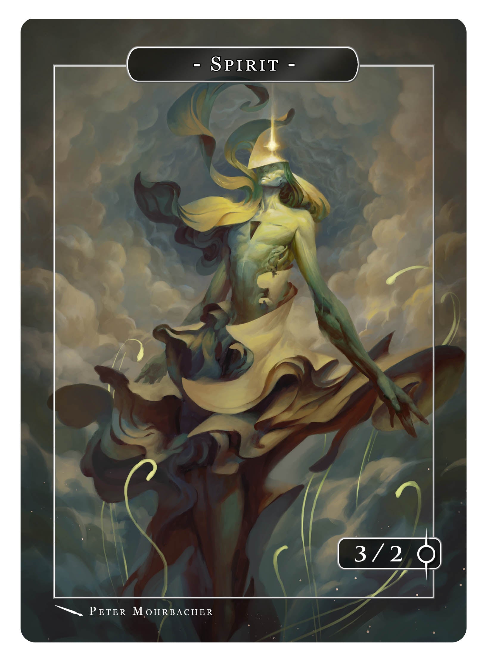 Spirit Token (3/2) by Peter Mohrbacher