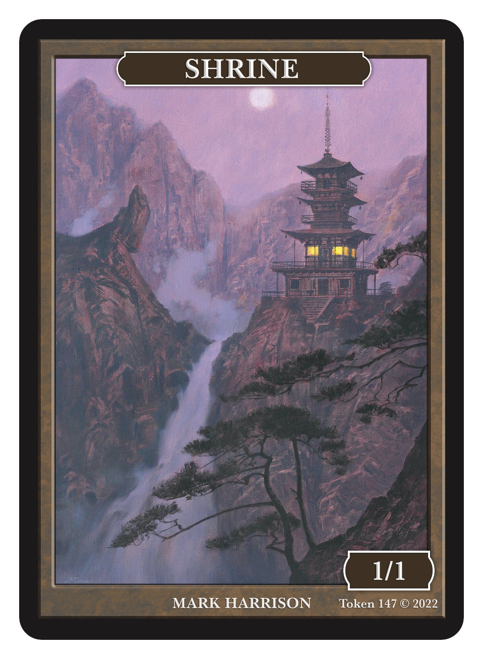 Shrine Token (1/1) by Mark Harrison