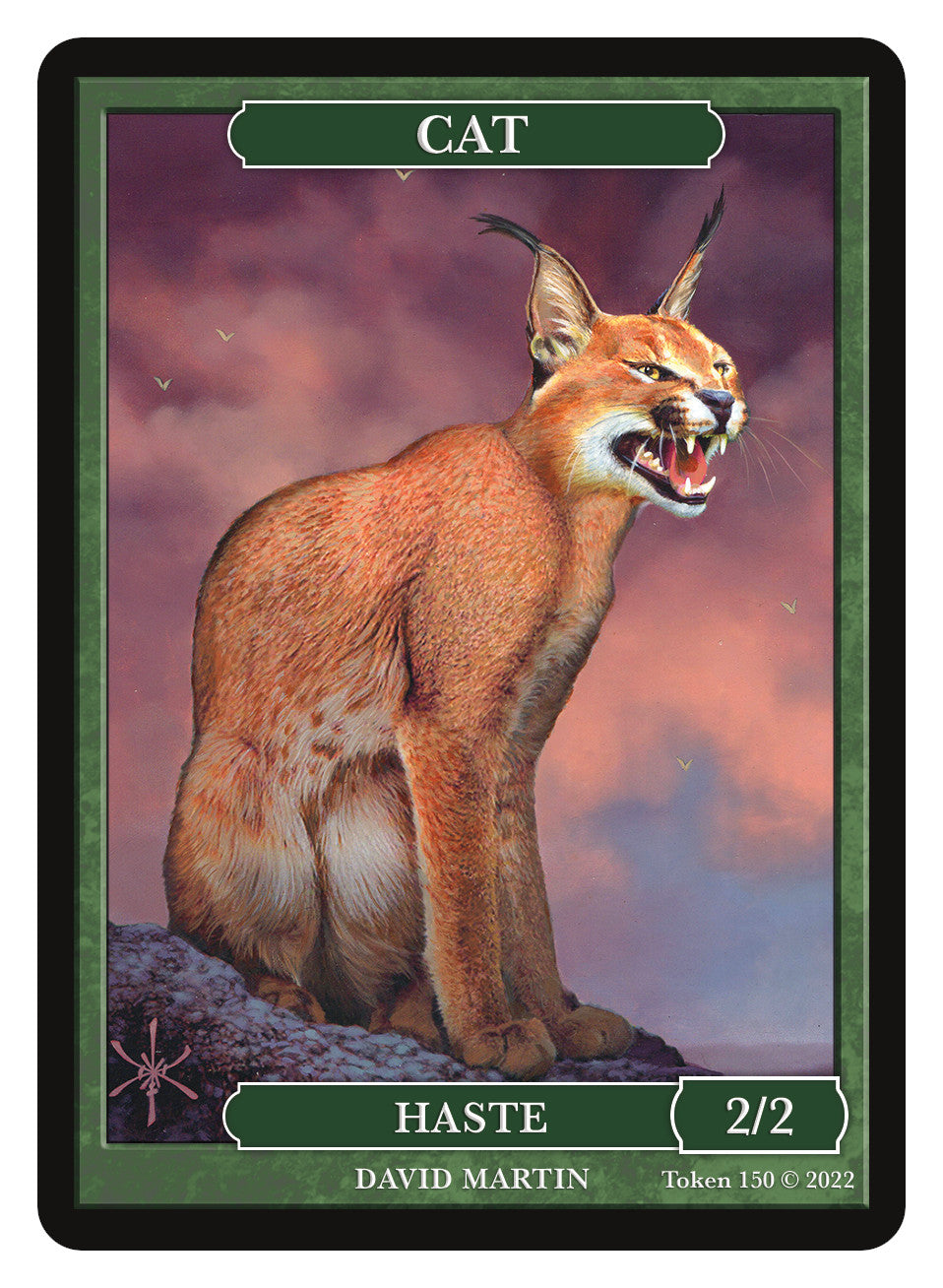 Cat Token (2/2 - Haste) by David Martin