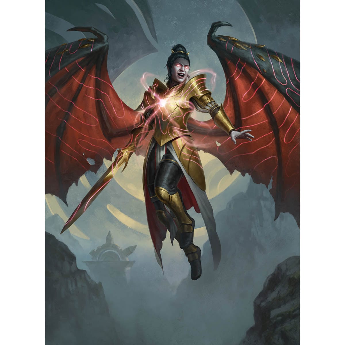 Vampire Demon Token Print