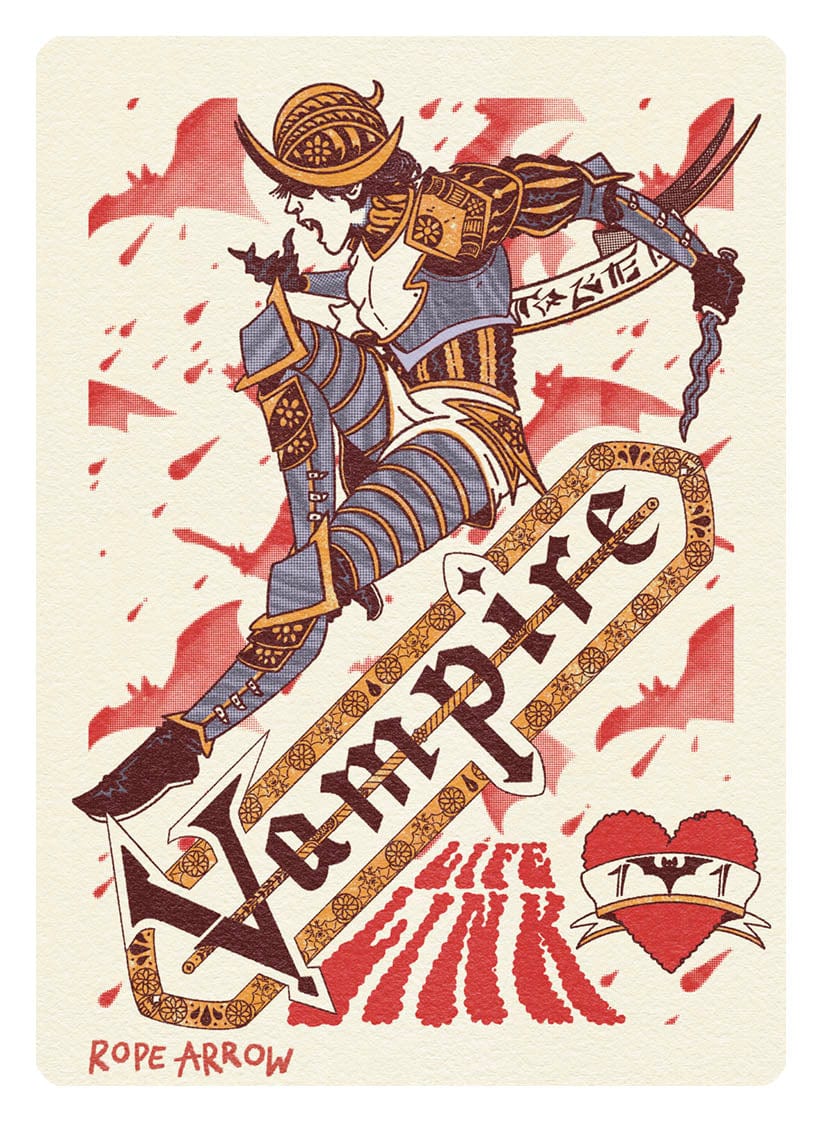 Vampire Token (1/1 - Lifelink) by Rope Arrow