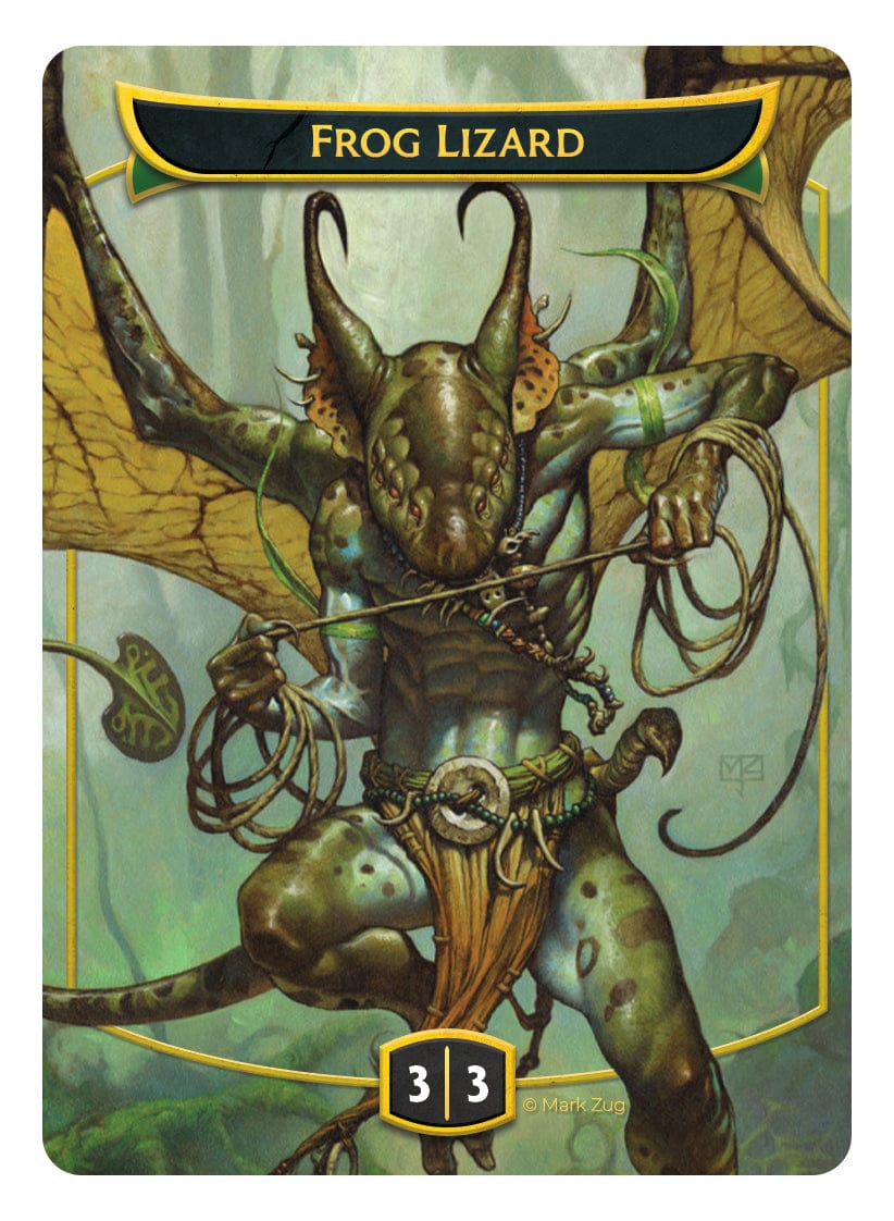 Frog Lizard Token (3/3) by Mark Zug