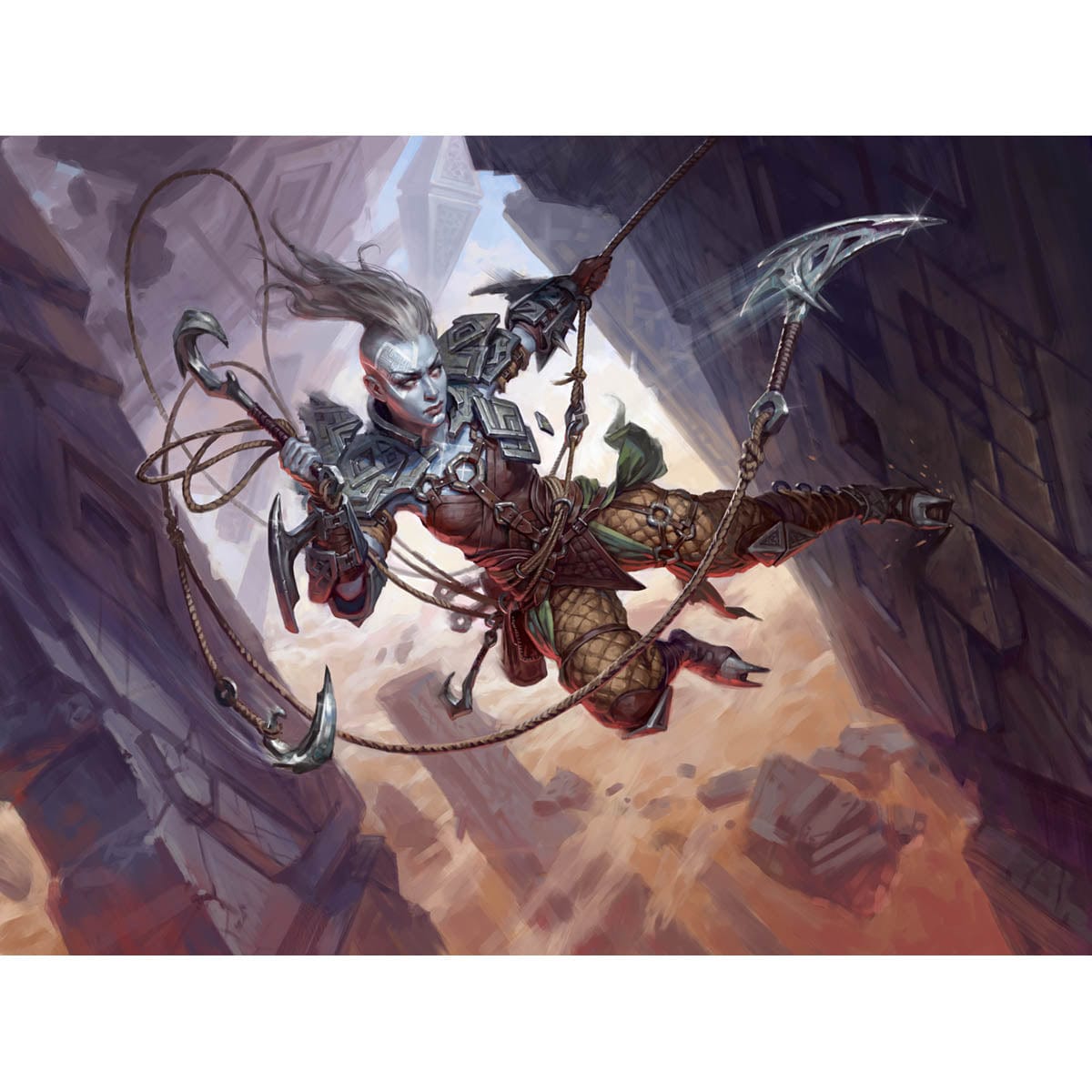 MTG FOIL Akiri, Fearless Voyager (Extended Art) – Zendikar Rising Card # 365