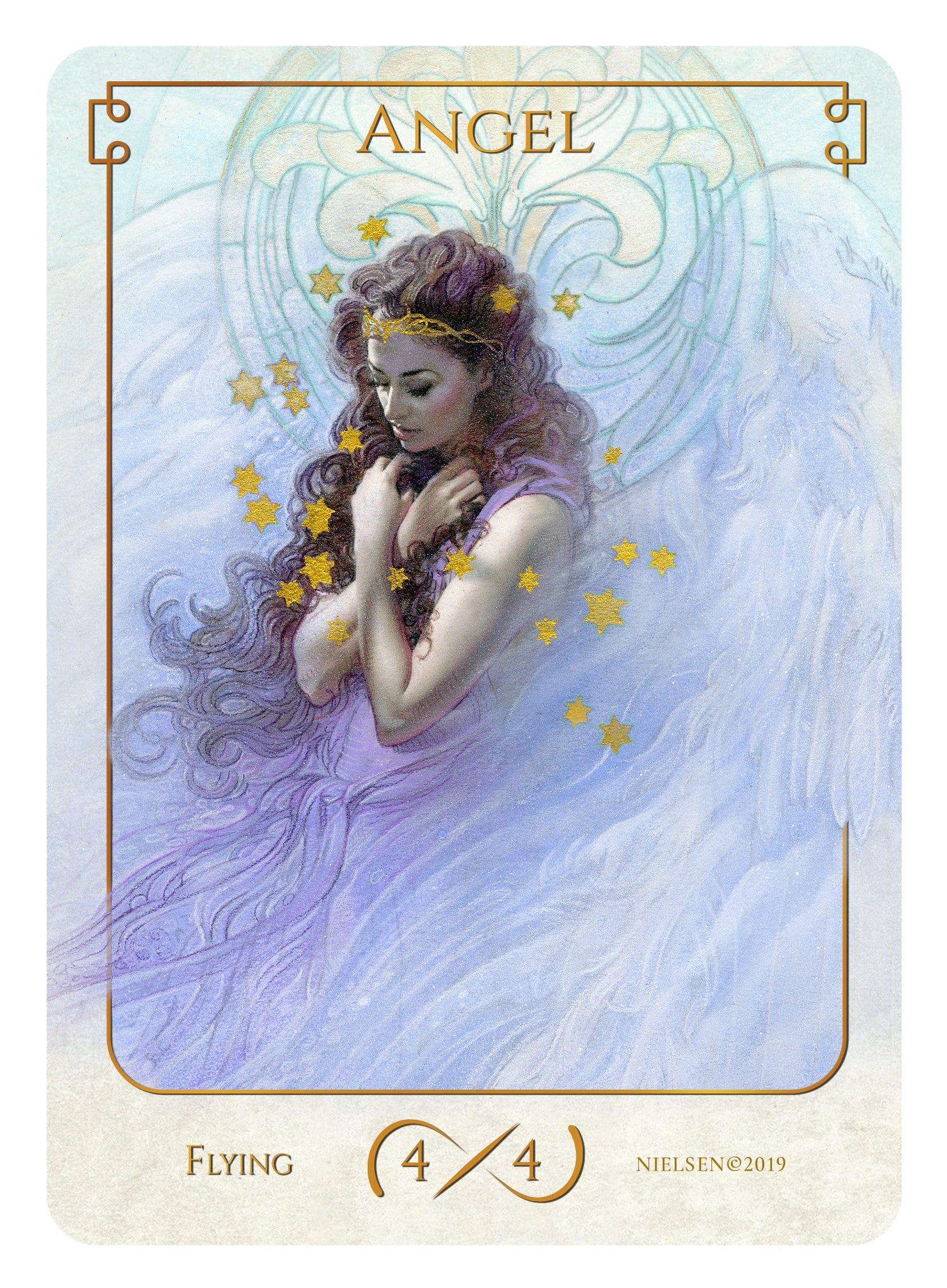 Angel Token (4/4 - Flying) by Tokens of Spirit - Original Magic Art