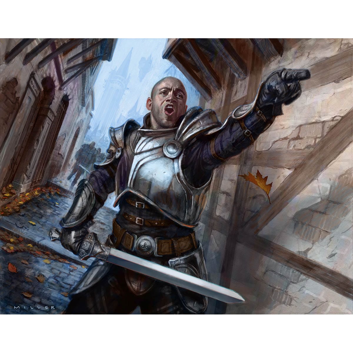 MTG Leonin Vanguard — Aaron Miller Illustration