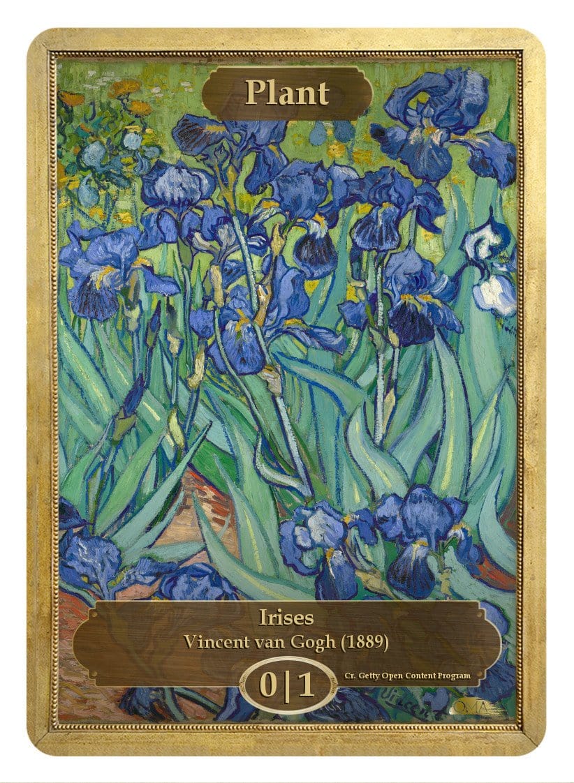 Custom Irises (Van Gogh) Playing Cards