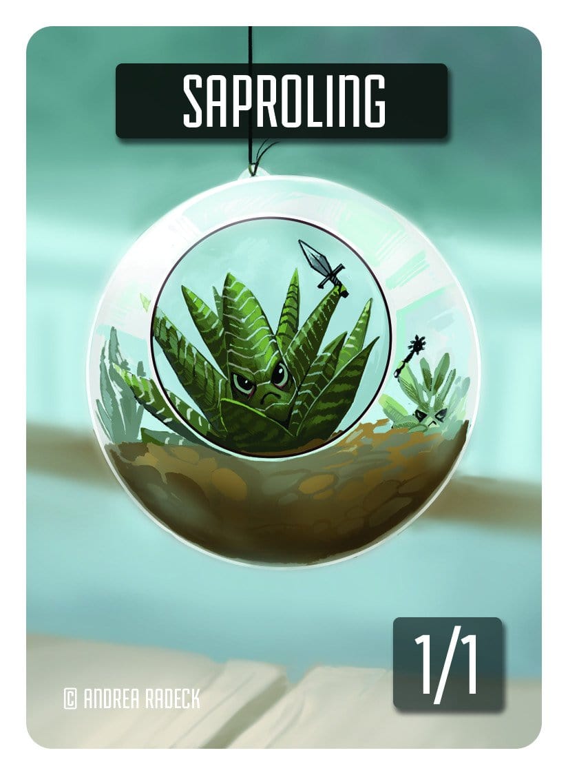 Saproling Token (1/1) by Andrea Radeck