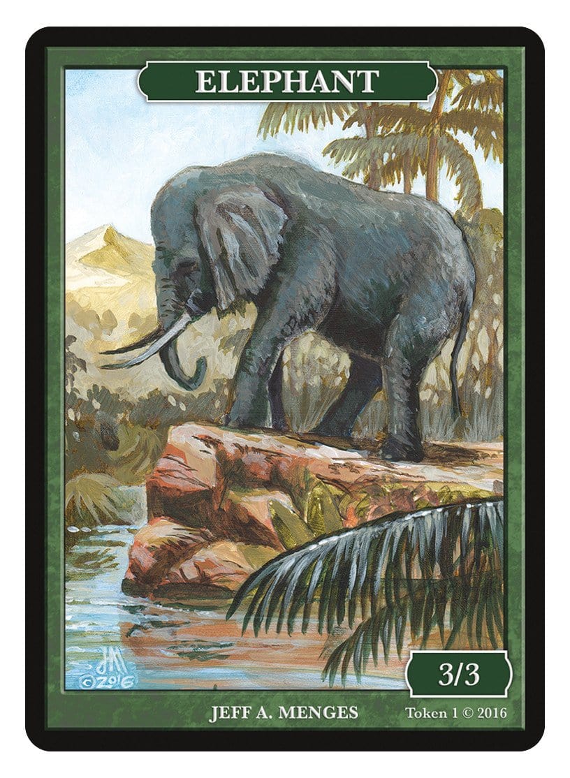 Elephant Token (3/3) by Jeff A. Menges