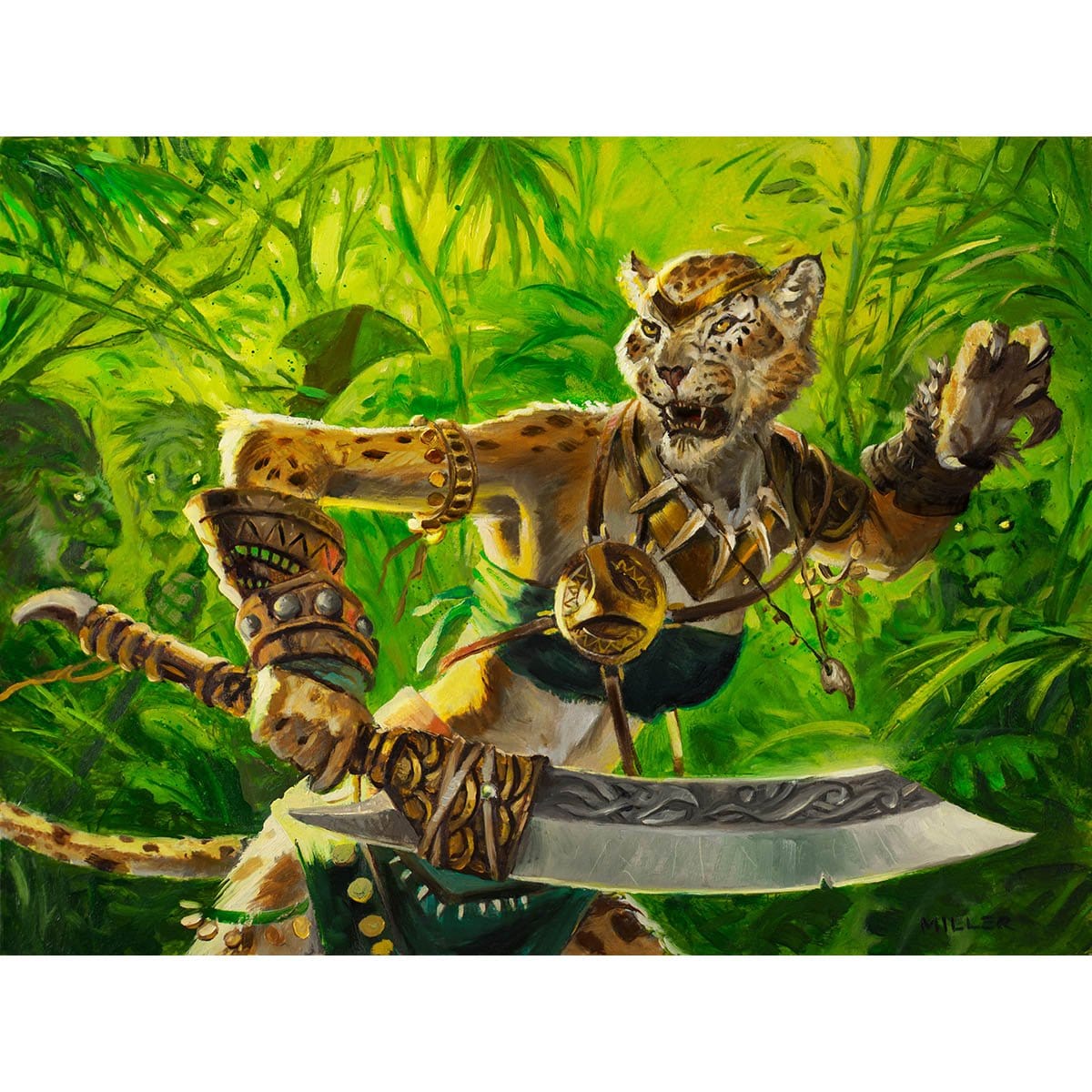 MTG Leonin Vanguard — Aaron Miller Illustration